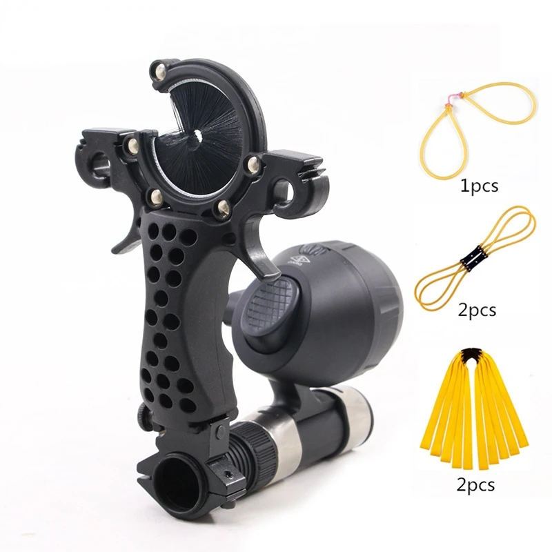 Outdoor Multi-Function Hunting Shooting Arrow Station Fish Shooting Slingshot Can Be Installed Fishing Reel Fishing Stabilizer