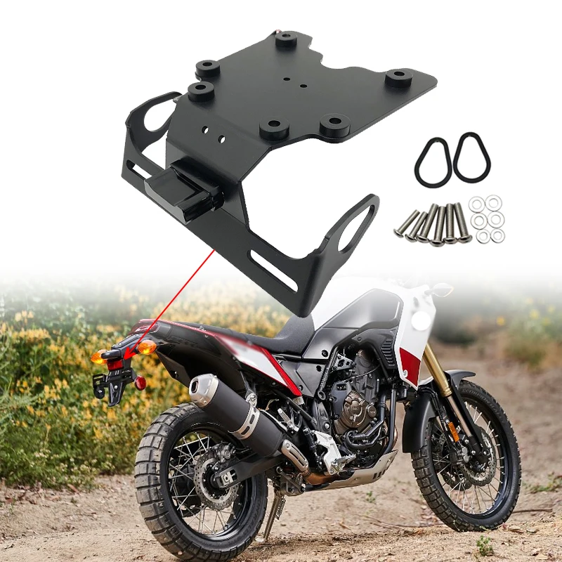 

Motorcycle Rear License Plate Holder Bracket Tail Tidy Fender Eliminator For Yamaha Tenere 700 Tenere700 XT700Z 2019 2020 2021