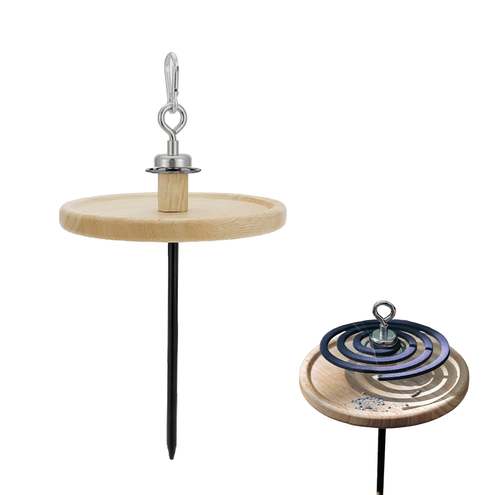 

Портативный держатель из дубовой катушки, портативный держатель для благовоний с магнитной присоской и съемным дизайном, инновационный по...