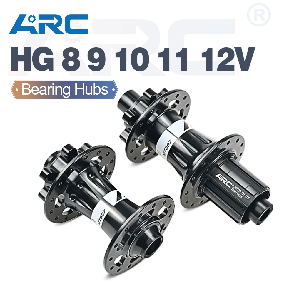 ARC MTB Hub NBK 4 Sealed Bearing Hub 28 / 32 / 36 Holes Mountain Bike Hub Disc Brake Aluminum Alloy Bicycle Hub HG 8 9 10 11 12V