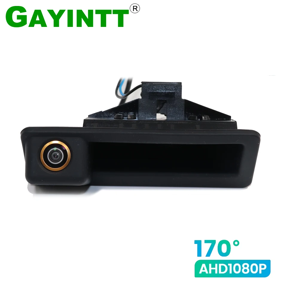 GAYINTT 170° 1920x1080P HD AHD Vehicle Rear View Camera For BMW 3 Series BMW 5 X5 X1 X6 E46 E82 E84 E88 E90 E91 E92 E93 E60 Car