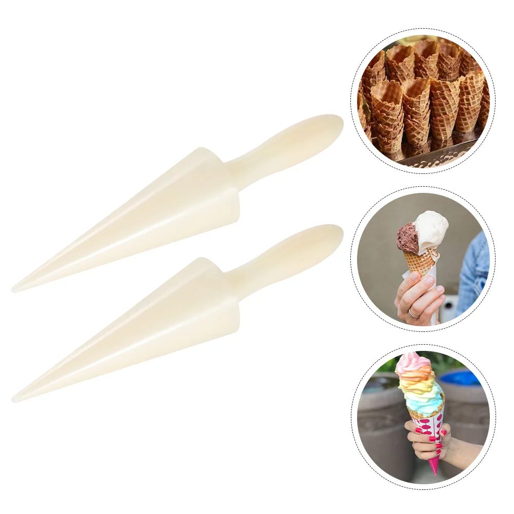 

2Pcs Kitchen Convenient Cones Home Cone Roller DIY Cone Ice Cream Roller Egg Roll Maker for Baking Kitchen Cooking