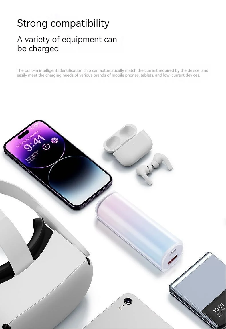 22.5W Fast Charger Mini Small Power Bank 10000mAh Externall Battery Fast Charge For iPhone Samsung Xiaomi Portable Power Backup