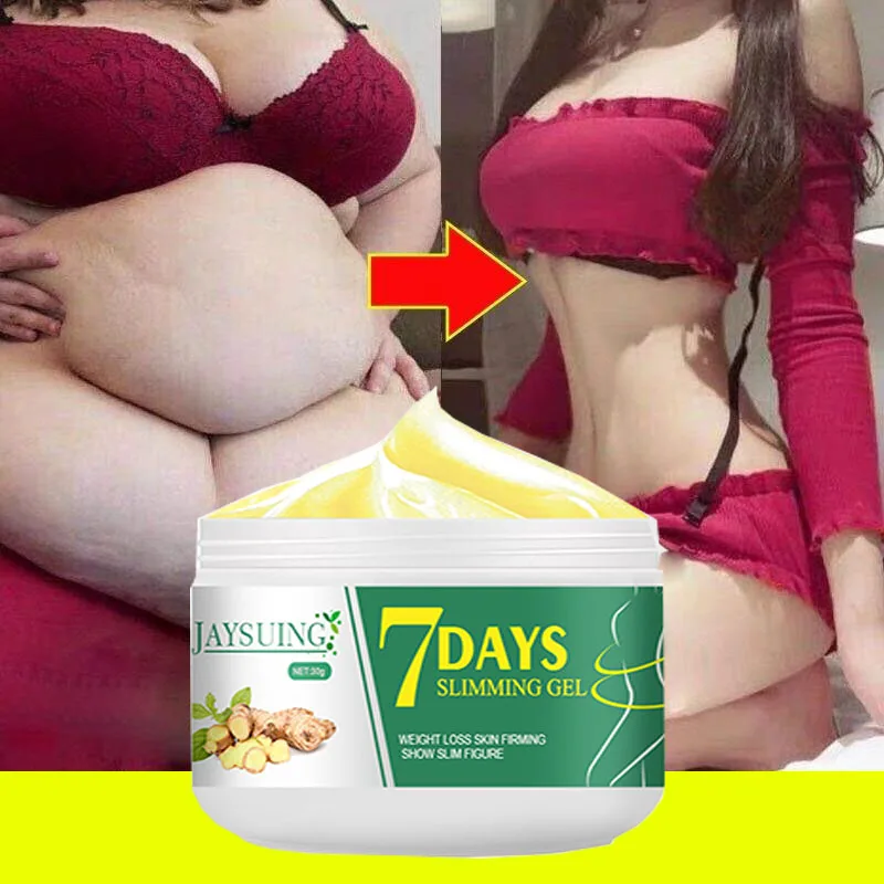 

7 DAYS Ginger Slimming Cream Weight Loss Gel Remove Waist Leg Cellulite Fat Burning Shaping Moisturizing Firming Lift Body Care
