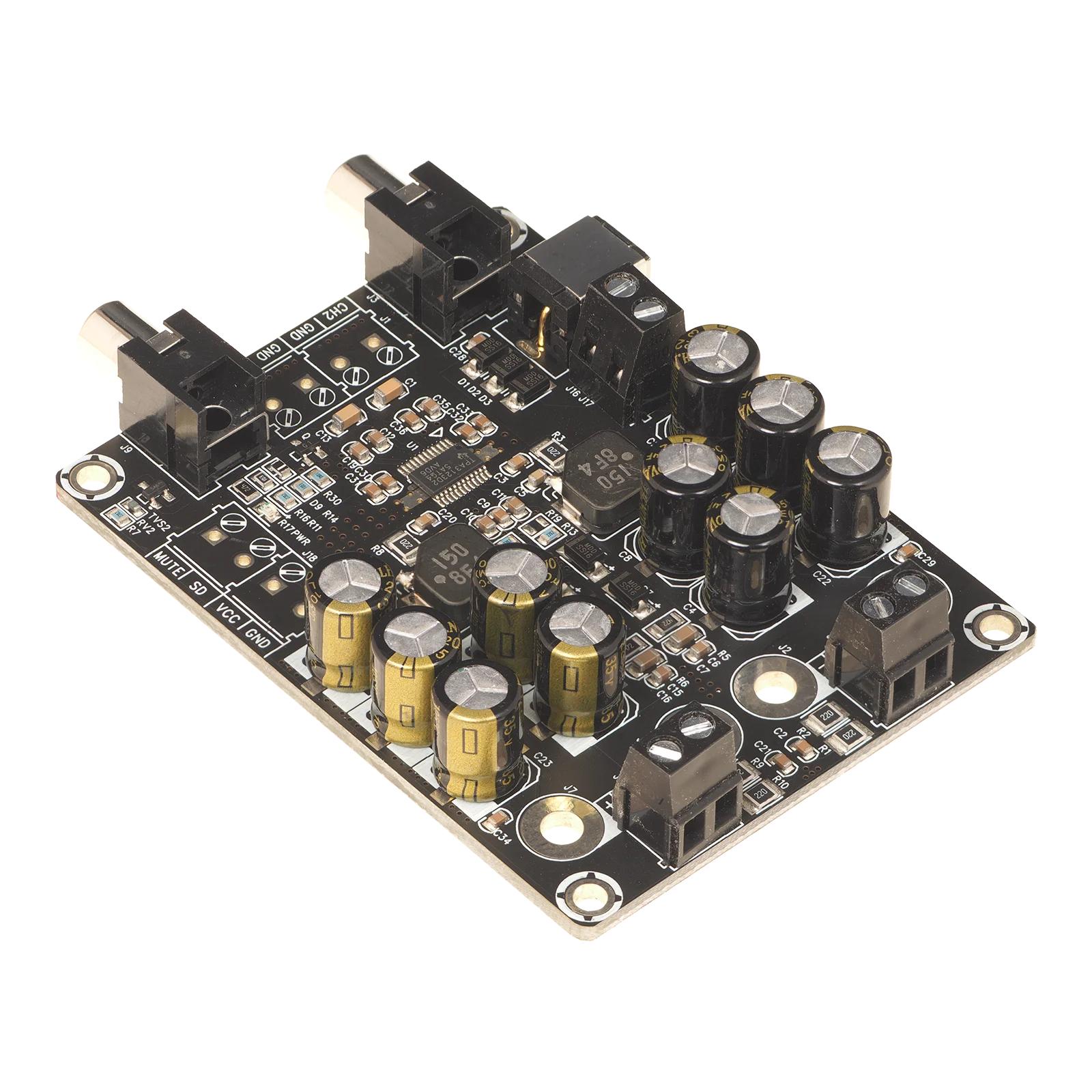 Плата усилителя звука BerryBak 2x25 Вт 4 Ом класс D стерео Amp модуль TPA3123 для домашних