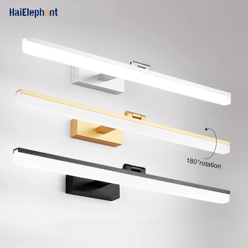 

Светодиодная настенная лампа для ванной и душа, зеркальные Регулируемые бра для стены, домашний декор для коридора, коридора