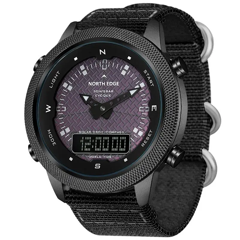 

2021 Full Touch Men Digital Solar Smart Watch Men Women Sports Clock IP68 Waterproof Heart Rate Monitor Smartwatches