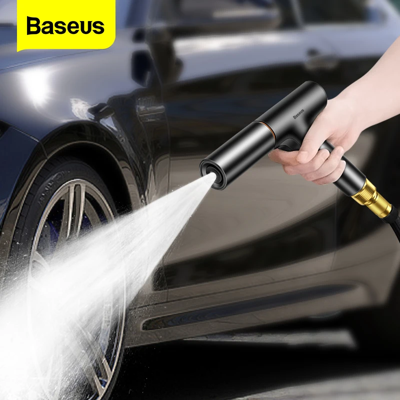 Baseus Car Water Gun High Pressure Spray Wash Gun Sprinkler Cleaner For Auto Home Garden Automotive Cleaning Washer Car Washing
