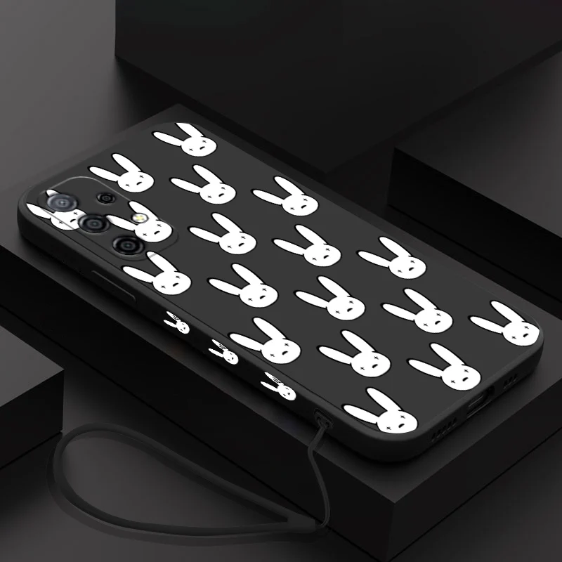 

Bad Bunny X100pre Phone Case For Samsung A81 A53 A50 A12 A22S A52 A52S A51 A72 A71 A32 A22 A20 A30 A21S A11 4G 5G With Lanyard