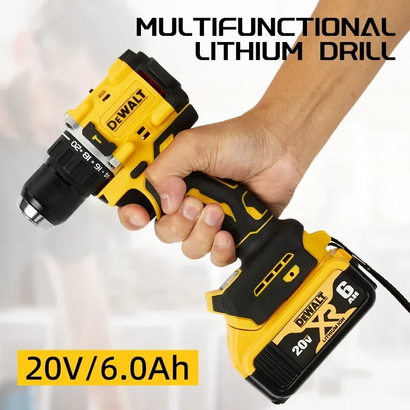 DeWalt Lithium Battery Brushless Impact Screwdriver Compact 20V Rechargeable Large Torque Electric Dcf805