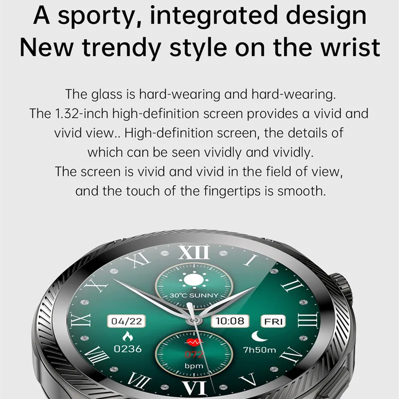 Smart Watch X5 Men Women Fingertip Blood Pressure Heart Rate Temperature Health Monitoring Sport Smartwatch