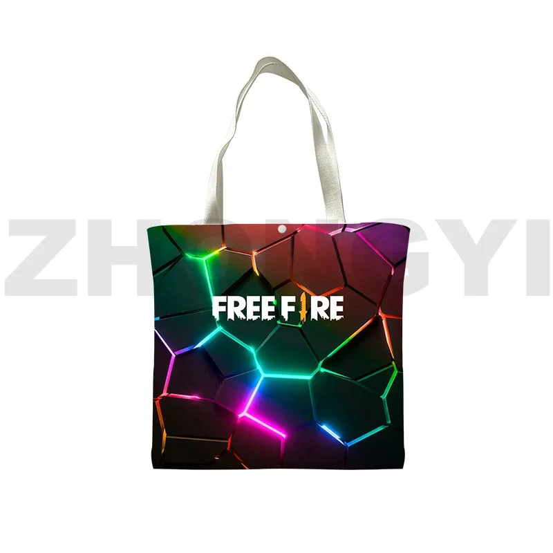 Популярные сумки 3D Free Fire Garena дорожные сумки-тоут для женщин сумка через плечо в