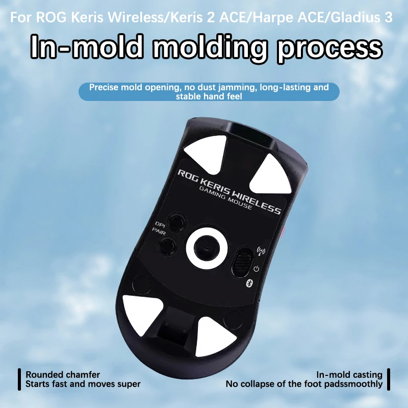 Наклейка на ногу мыши для ROG Keris Wireless/Keris 2 ACE/Harpe ACE/Gladius 3 игровая мышь нескользящий