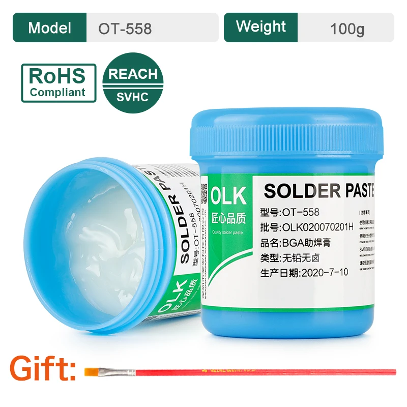 

OLK Сварочный флюс для пайки 100 г