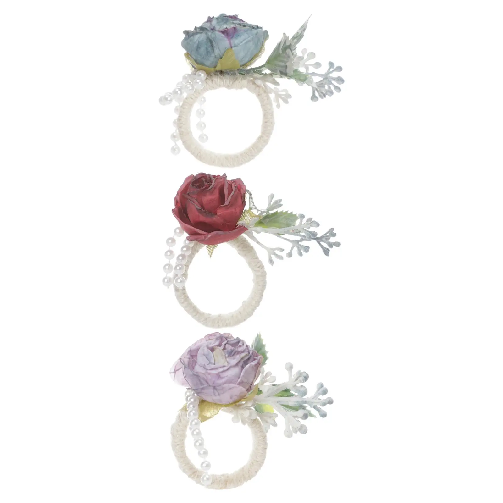 

6x кольца для салфеток с розой, романтические пряжки для салфеток, для торжественных мероприятий на День святого Валентина
