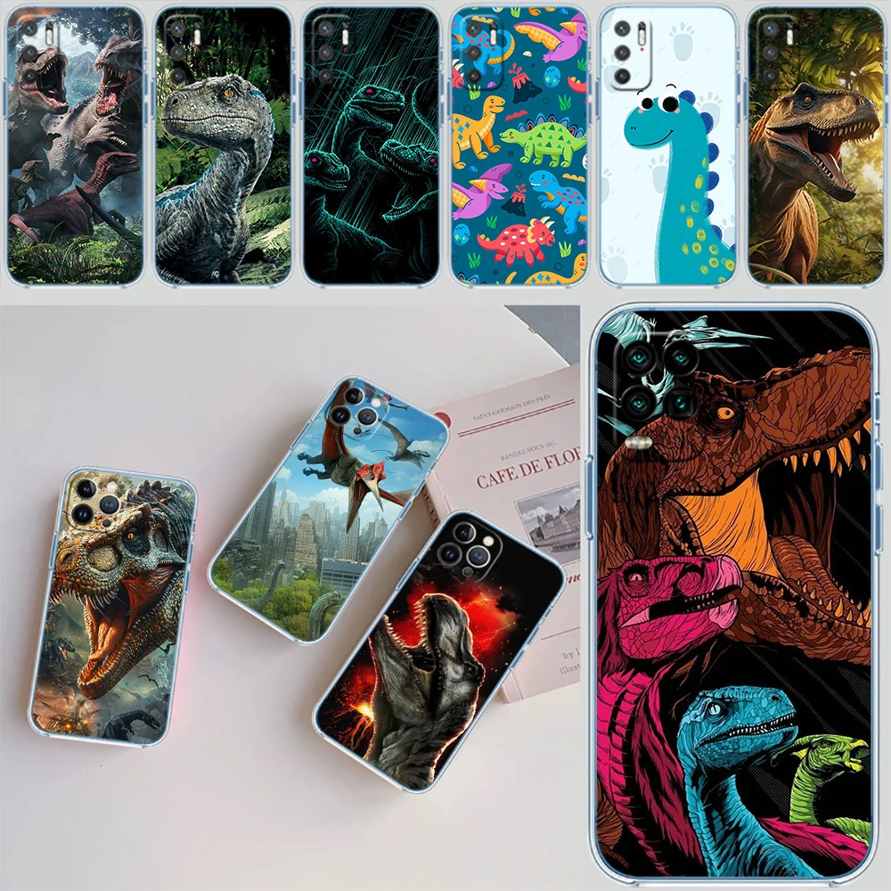 Фото Прозрачный чехол для телефона с динозавром II18 для LG K22 K30 K40 K40S K41 K42 K50 K50S K51 K51S K52 K61 K62 K71 K92 Q60 Q61 V40 V50 V60 №2