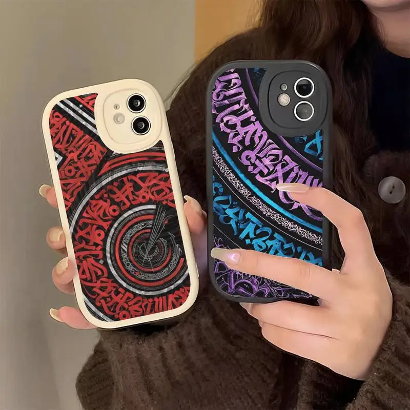 

Pokras Lampas Art Graffiti Phone Case Hard Leather Phone Case for iPhone 13 12 Mini 11 14 Pro Max Xs X Xr 7 8 Plus 6 6s Se 2022