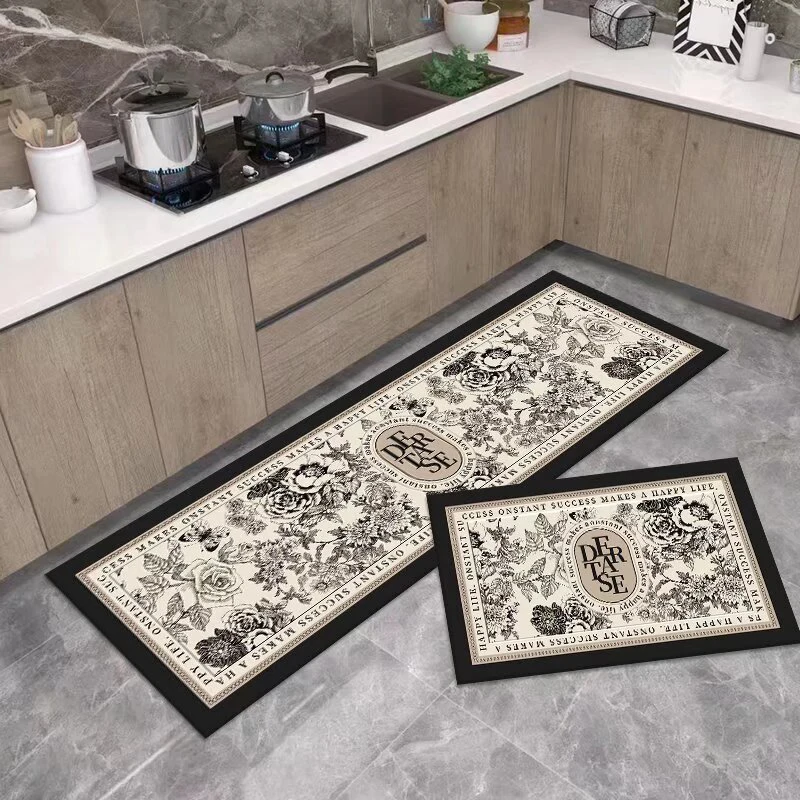 Нескользящий кухонный напольный коврик длинный ковер кухонные коврики с принтом