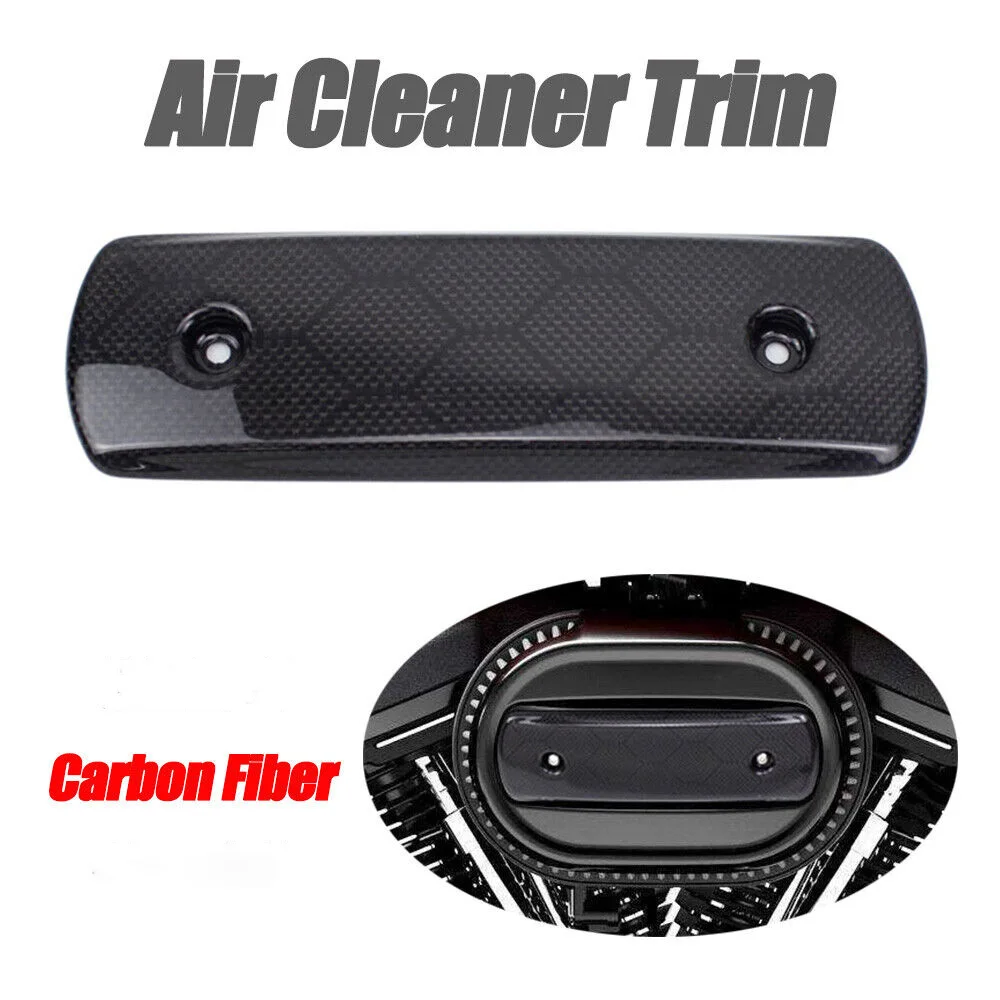 

Фильтр для очистки воздуха из углеродного волокна, отделка для Harley Touring Softail M8 114 2018 2019 2020 2021 2022