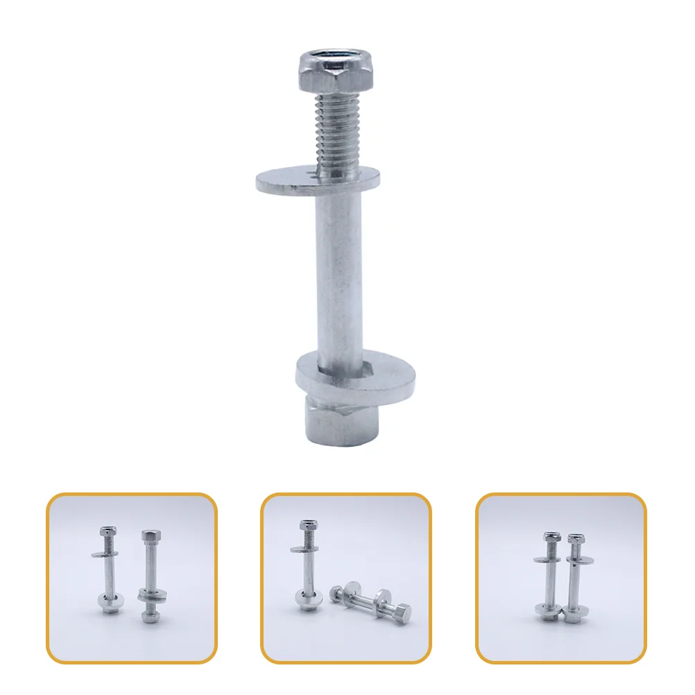 

2 Sets Suspension Bolts Auto Rear Lower Camber Adjusting Kit Gear Steel Car Camper Arm Fitting