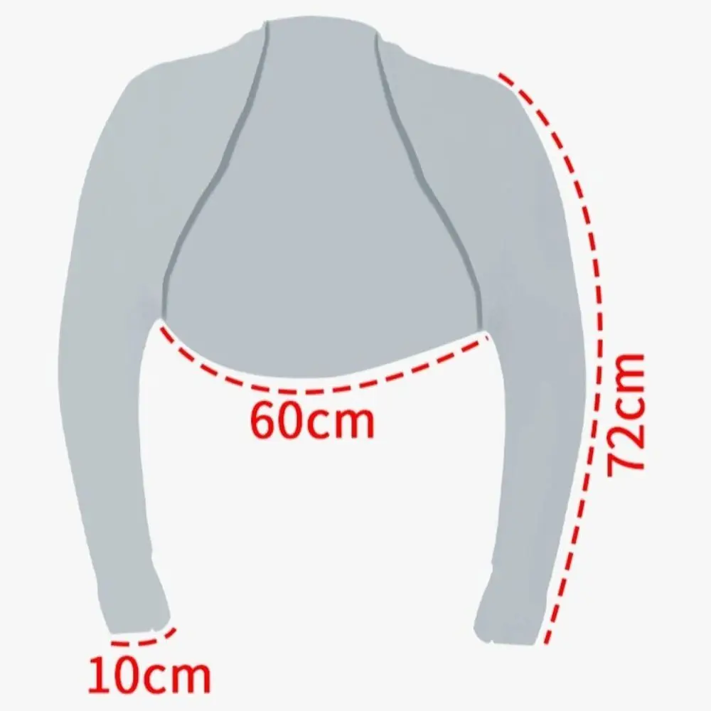 Спортивная женская шаль с защитой от ультрафиолета рукав длинным рукавом
