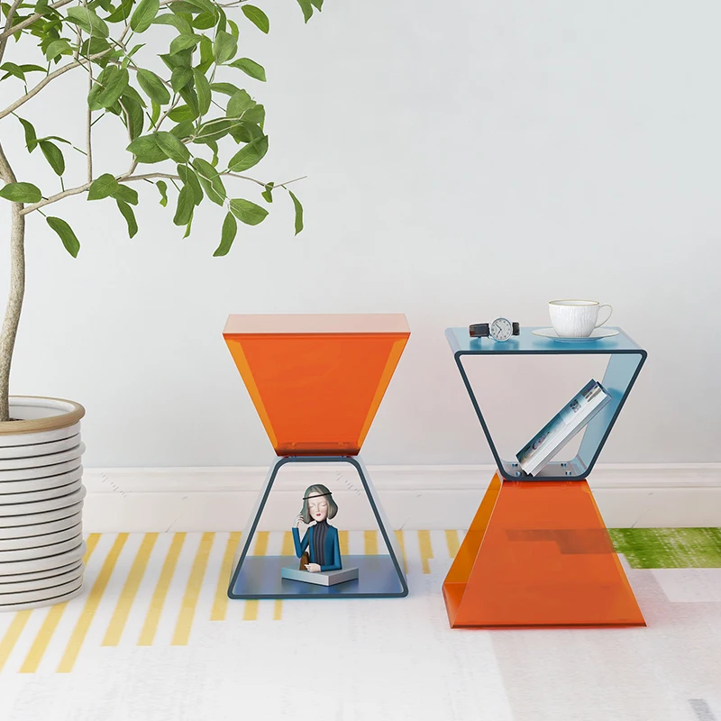

Nordic Acrylic Coffee Tables Luxury Living Room Furniture Side Table Creativity Decoration Home Tea Table Bedroom Bedside Tables