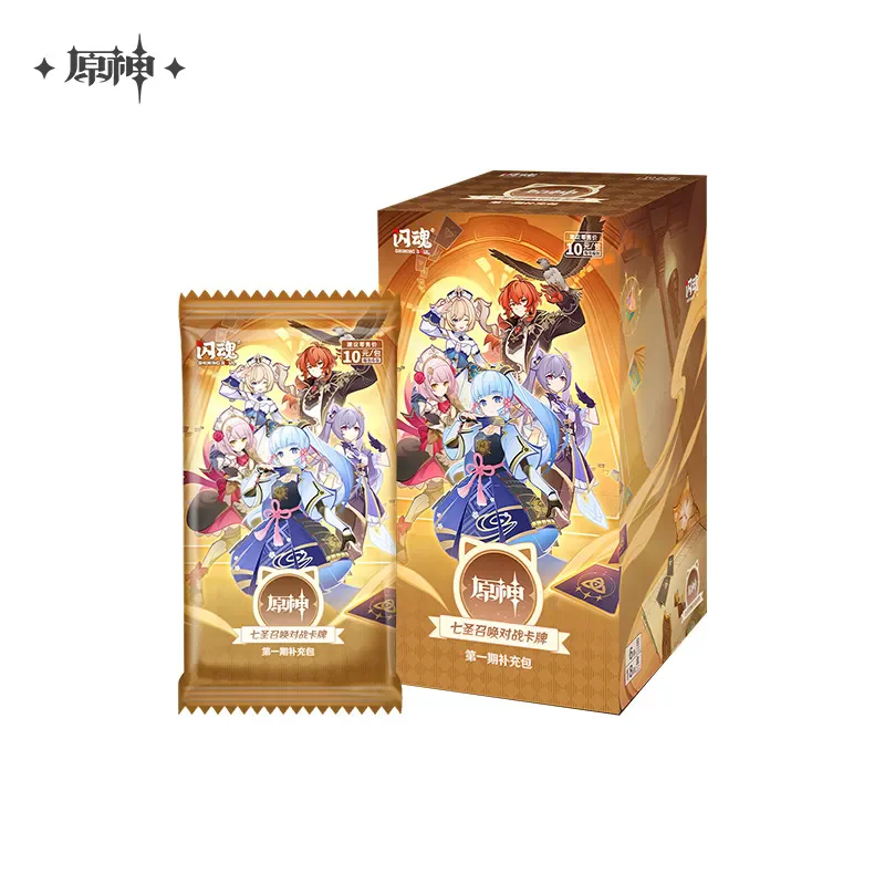 Официальная аниме-игра Mihoyo Genshin Impact Genius Invokation TCG персонаж Косплей Коллекция карт