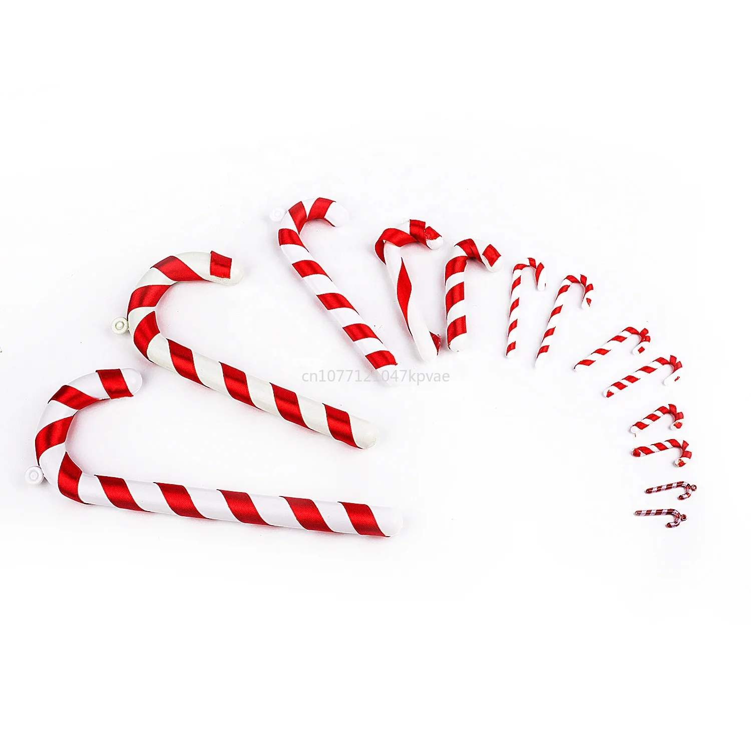 

Set of 10 Christmas Candy Cane Christmas Tree Hanging Ornaments Decoration Christmas Candy Cane