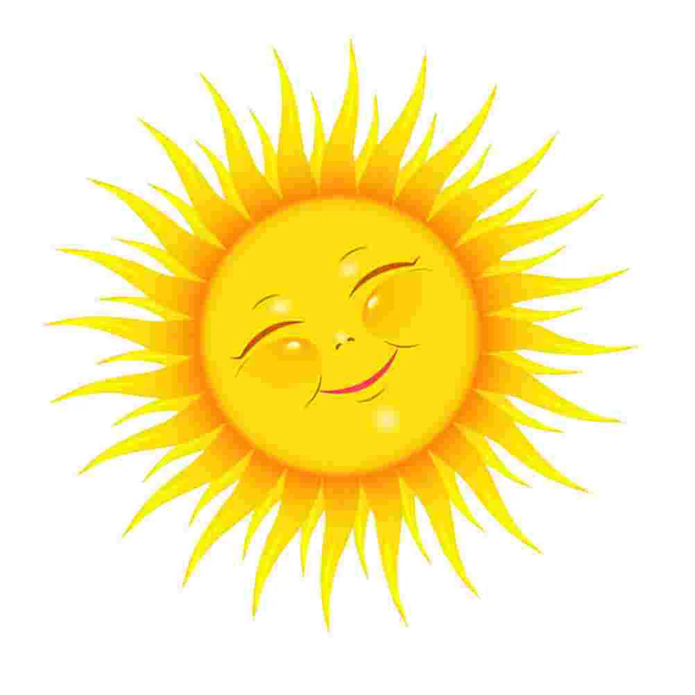 Наклейка на солнце для детской комнаты, наклейка на солнце для спальни, наклейка на солнце для детской комнаты 31x31 см