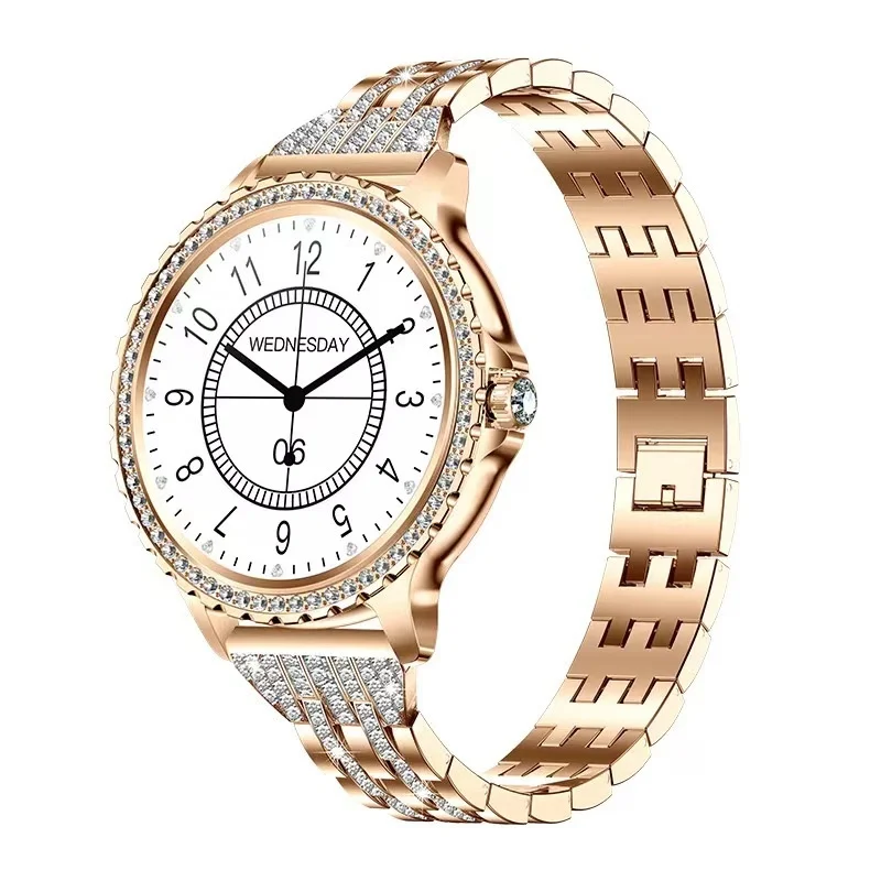 

2023 Now Inteligente Mujer Smartwatch Android Gold Smart Watches Women Bluetooth Call Sleep Monitoring Fashion Recommend Hot