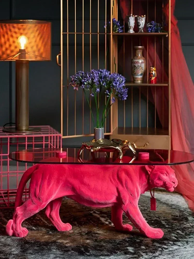 Для роскошных леопардовых журнальных столиков мебели для гостиной центрального