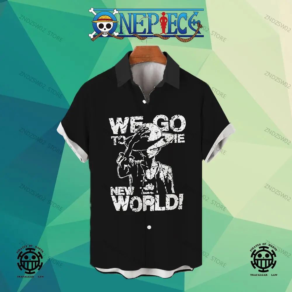 

Men Clothing Nami Men's Shirt 5XL Hawaii Fashion Blouses The New Blouse Oversized Luxury Man One Piece Shirt Shirts High Quality