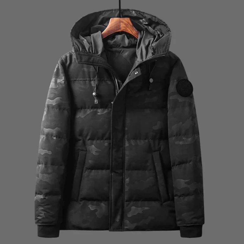 Winter Men's jacket Thicken Camouflage Parkas Cotton-padded Hooded Jackets Warm Military Tactical Windbreak Jacket  high quality