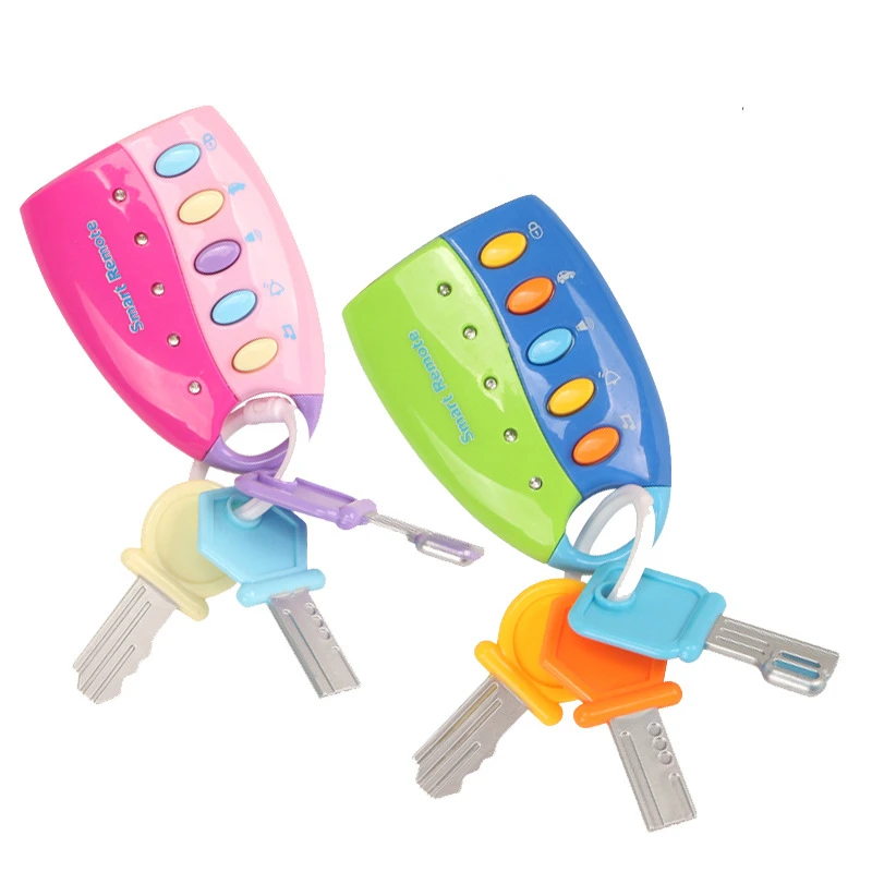 

Mskwee Baby Toy Musical Car Key Vocal Smart Remote Car Voices Pretend Play Educational Toys For Children Baby Music Toys