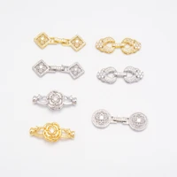 romantic jewelry connector for necklace making goldsilver color jewelry accessories diy bracelet chain parts connect clasp