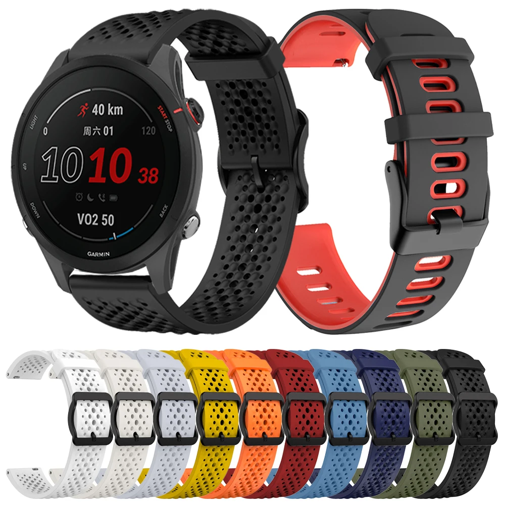 Силиконовый ремешок для Garmin Forerunner 265 255 музыкальный браслет Vivoactive 4/Venu 2/Venu
