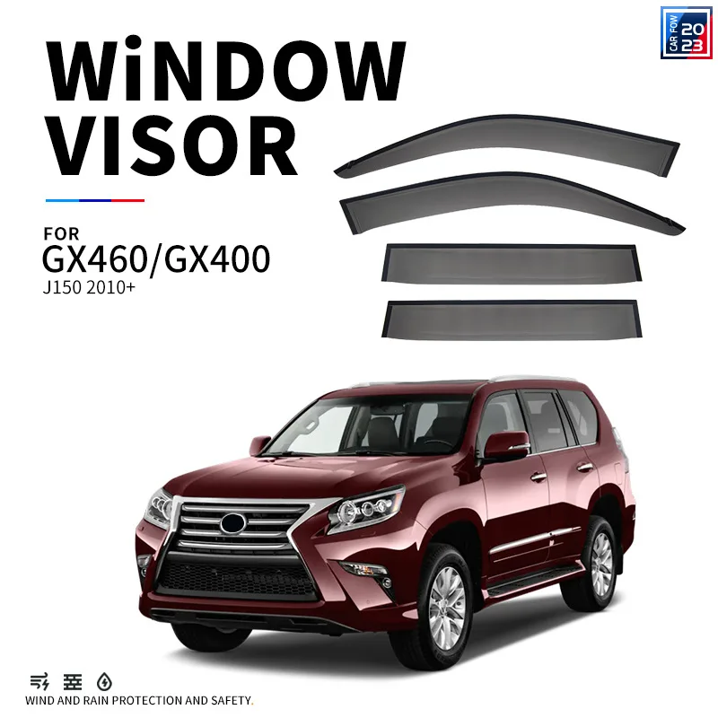 

Защитный козырек для окон Lexus GX470 GX460 GX400, защитный экран для боковых окон, защитный экран для ветрового стекла автомобиля, автомобильные аксе...
