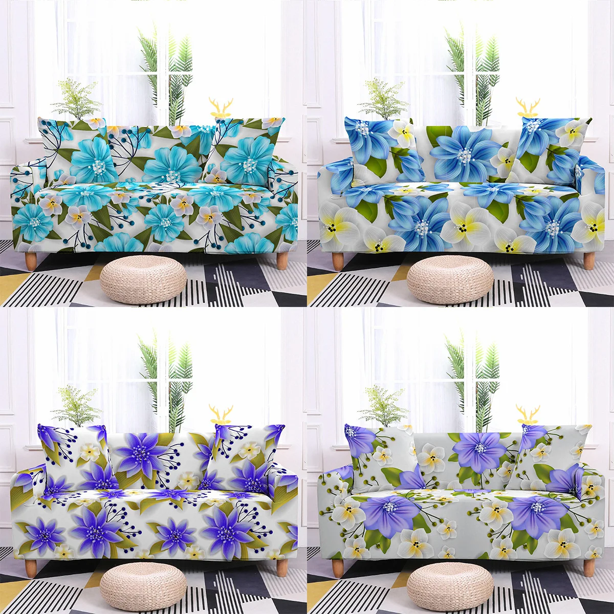 

Nordic Style Armchair Sofa Towel Washable 3 Seat Couch Cushion Covers for Living Room Home Decor Accessories Housse De Canapé