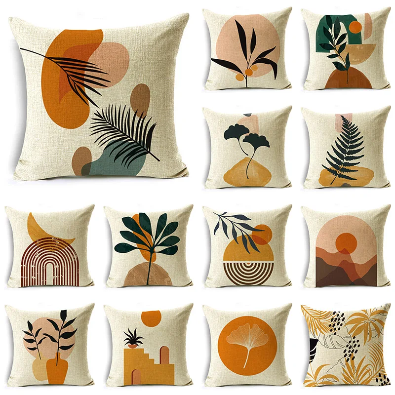 

Sofa Couch Bedroom Home Decor Nordic Simple Abstract Line Drawings Pillowcase 40cm/45cm and 50cm Cushion Cover