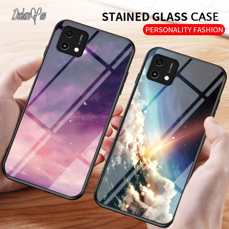 

Coque For OPPO A5 A9 A12 A5S A17K Glass Cover Hard Mirror Case For OPPO A1Pro Case Cover Glass Phone Cases For OPPO A7X A9X A11X