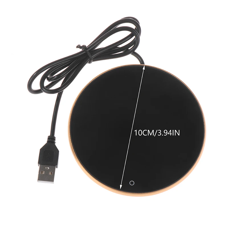 Мини-портативный USB-подогреватель чашек 3-ступенчатая кофейная кружка