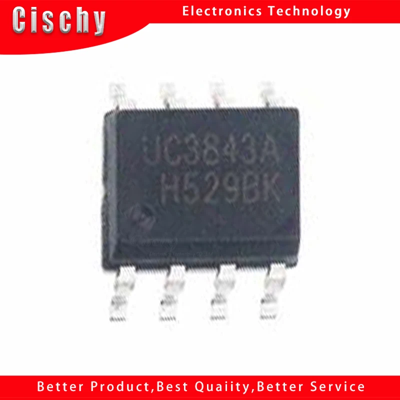 10 шт./лот UC3843AN UC3843A UC3843 3843A 3843B лапками углублением SOP-8 в наличии