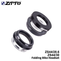 ztto 44mm folding bike headset steering straight tube fork cnc mountain bike low profile semi integrated bicycle bearing