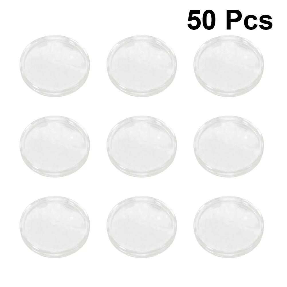 

Box Storagecase Holder Collectionorganizer Round Mini Holders Clear Transparent Containergasket Silver Airtight Challenge