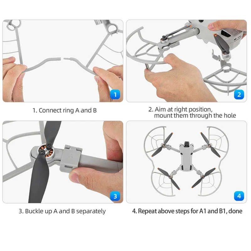 Защита пропеллеров Sunnylife для дрона DJI Mini 4 Pro, быстросъемные пропеллеры для защиты. (art.: 3920dcc84c28d) - 3920dcc84c28d