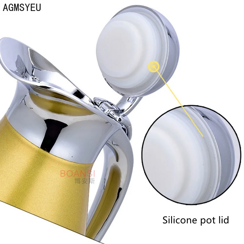 Термос из нержавеющей стали AGMSYEU термос с двойным слоем бытовая Емкость 2 л для