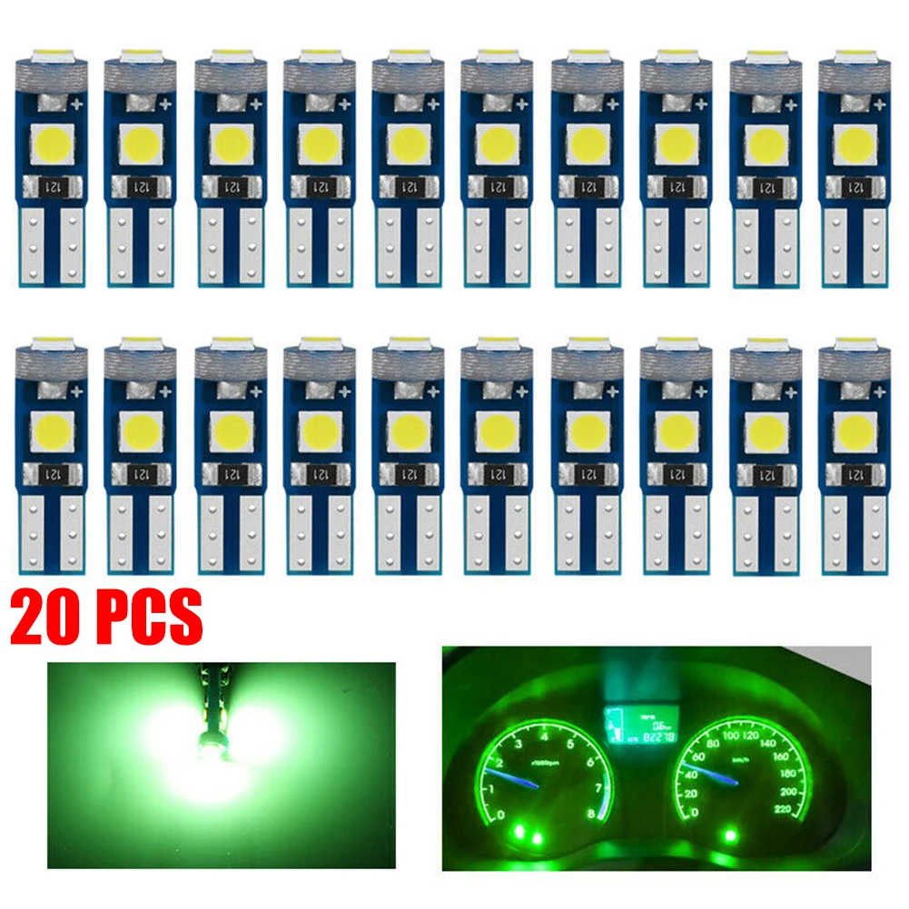 

20 шт., автомобисветильник лампы s T5 3030 3-SMD