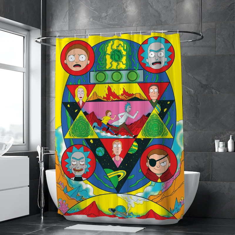 Занавеска Для Душа Rickes Водостойкая Ткань Декор Ванной Комнаты И Спальни