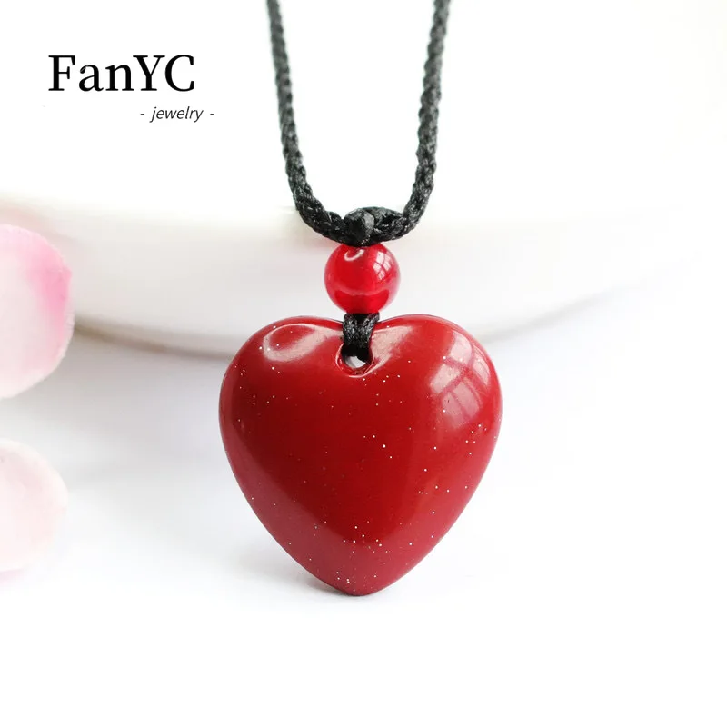 Натуральный подвеска в виде капель любви Cinnabar красивая резная лиса мирная Пряжка