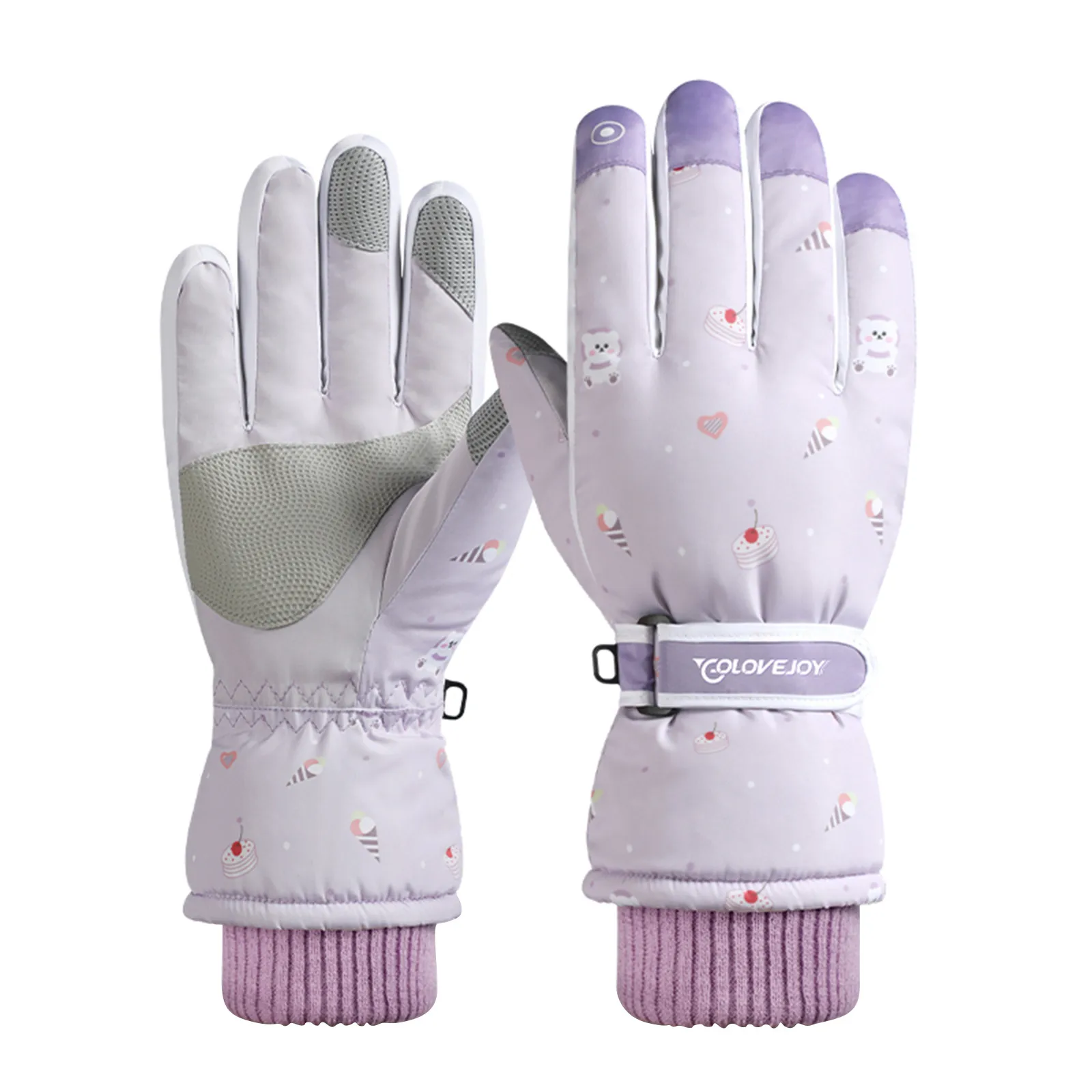 

Gloves Mittens Women Men And Women Gloves Winter Ski Gloves Warm Gloves Warm Cute Printed Cycling Gloves Soft Windproof Gloves